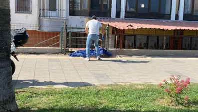 Sahil yolunda şüpheli ölüm