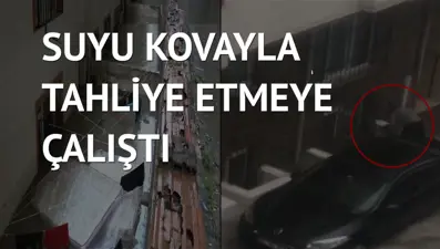 Esenyurt'ta sokaklar göle döndü