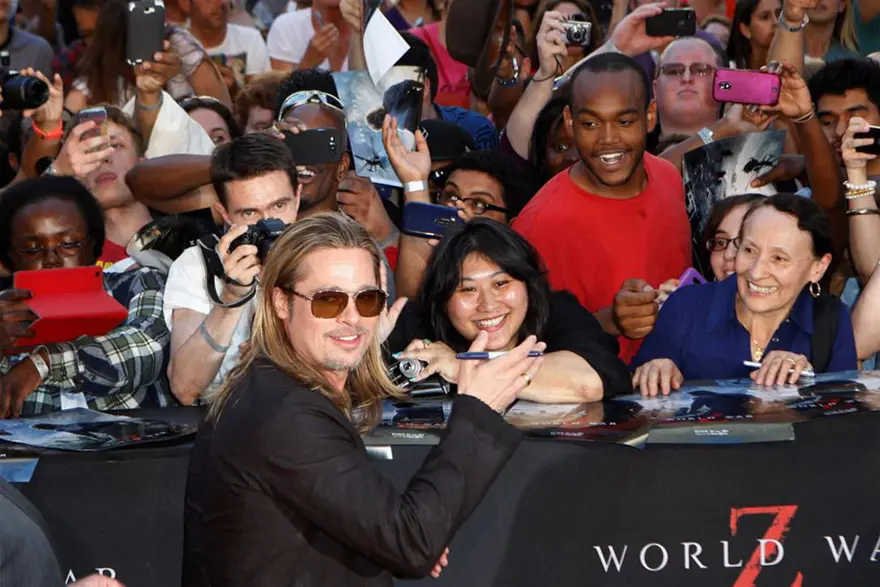Times Meydanı'nda Brad Pitt izdihamı 5 Times Meydanı'nda Brad Pitt izdihamı 5
