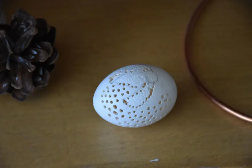 Yumurta kabuklarından süs eşyası yapıp satıyorlar Yumurta kabuklarından süs eşyası yapıp satıyorlar