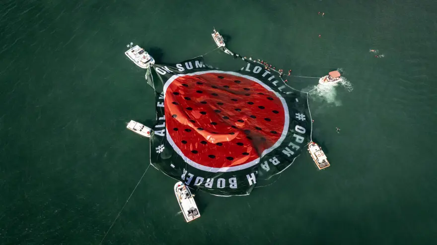 İstanbul Boğazı'nda deniz konvoyuyla Gazze eylemi 2