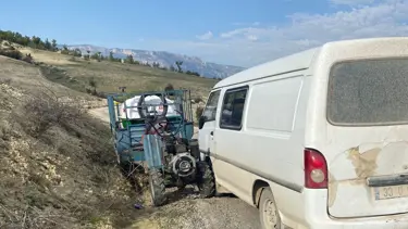 Mersin’de trafik kazası: 2 kişi yaralandı