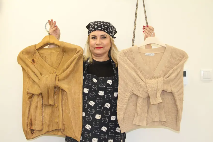 Ölen dedesinin ceketinden ilham aldı: Kıyafetleri böyle dönüştürdü 5