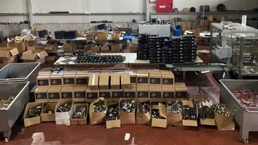 Tekirdağ'da 1 ton 806 kilogram kaçak nargile tütünü ele geçirildi