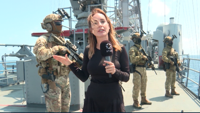 Türk donanması Hint Okyanusu&#x27;nda: Nazlı Çelik filonun amiral gemisi TCG Gediz Fırkateyni&#x27;nde