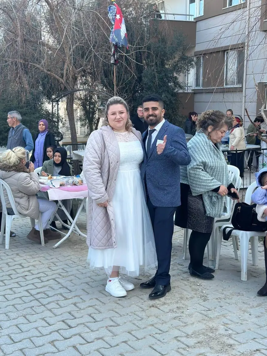 Rusya'dan Denizli'ye gelin geldi: Türk gelenekleriyle dünya evine girdi 3