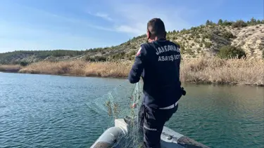 Ağ ile av yasağına uymayanlara suçüstü