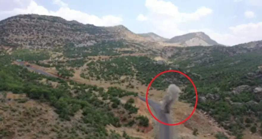Yol kenarına tuzaklanmış: 80 kilo patlayıcı imha edildi 10