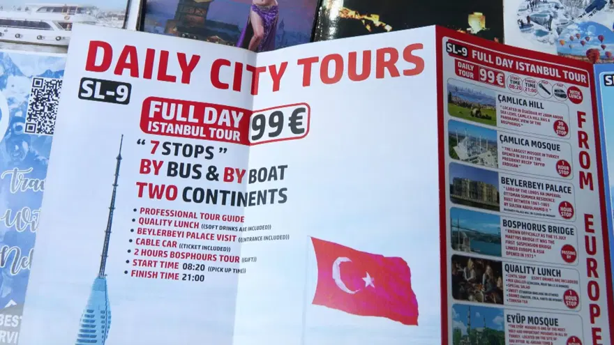 İstanbul’dayabancı turist tarifesi: Eminönü’nde 150, Sultanahmet’te 3 bin 500 lira 2
