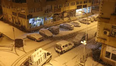 Bir günde iki mevsim yaşadılar: Gece lapa lapa kar, sabah bahar
