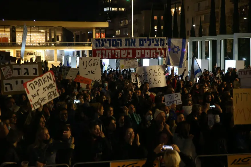 İsrail'de “Aşıya hayır” protestoları 4