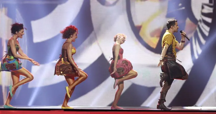 Eurovision final gecesinden kareler 90