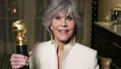 Jane Fonda Altın Küre'de konuştu, kimse dinlemedi