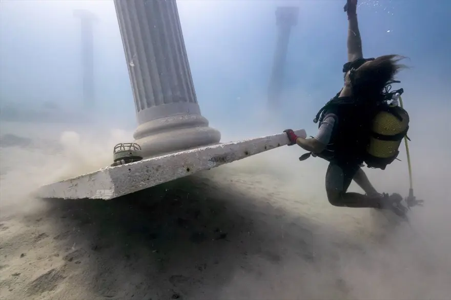 Likya uygarlığının yitik eserlerinin kopyaları Kaş'taki su altı parkında sergilenecek 2 Likya uygarlığının yitik eserlerinin kopyaları Kaş'taki su altı parkında sergilenecek 2