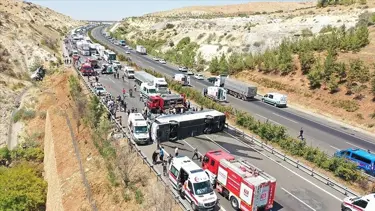 Gaziantep'te 16 kişinin öldüğü kazada otobüs şoförü hakkında 22,5 yıl hapis istemi