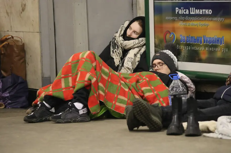 Rusya'nın saldırısının 3. gününde Ukrayna'dan fotoğraflar 23