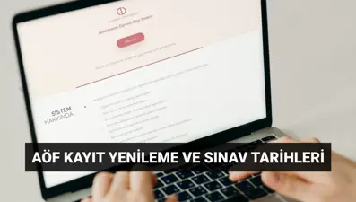 AÖF sınav tarihleri 2025: Anadolu Üniversitesi AÖF güz dönemi kayıt yenileme ne zaman? Açıköğretim final sınavları hangi tarihte?