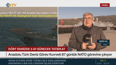 Anadolu Türk Deniz Görev Kuvveti 87 günlük NATO görevine çıkıyor