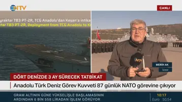 Anadolu Türk Deniz Görev Kuvveti 87 günlük NATO görevine çıkıyor