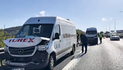 Kuzey Marmara Otoyolu'nda zincirleme trafik kazası