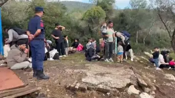 Milas’ta 74 kaçak göçmen yakalandı