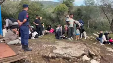 Milas’ta 74 kaçak göçmen yakalandı