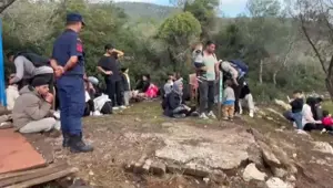 Milas’ta 74 kaçak göçmen yakalandı