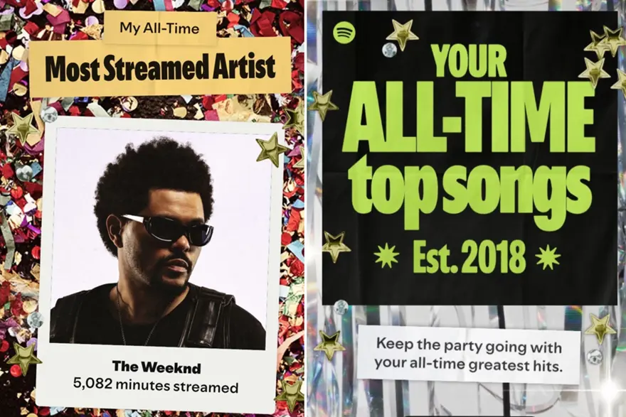 Spotify'dan 20. yıl sürprizi. İşte sizin müzik tarihiniz 3