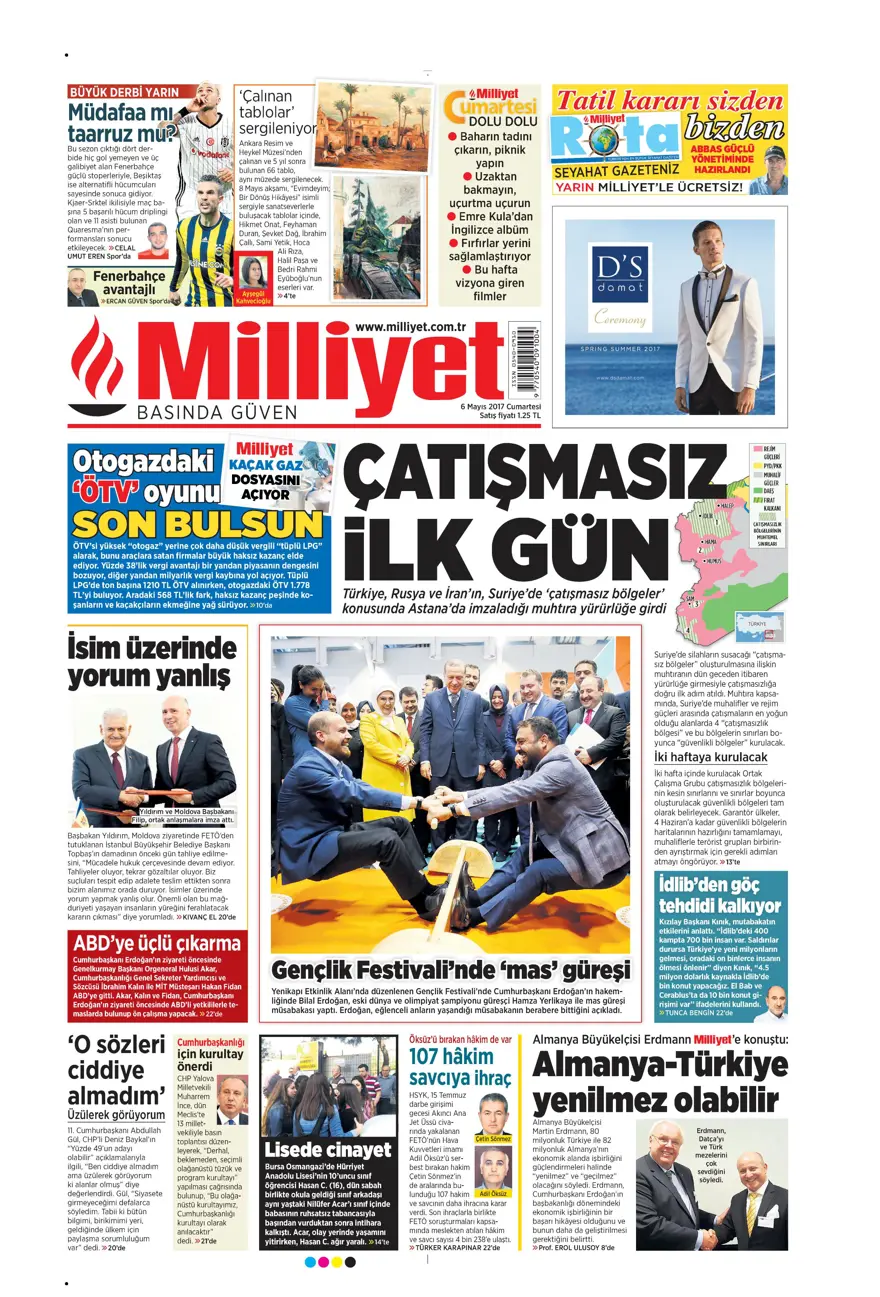 Günün gazete manşetleri - 06.05.2017 8