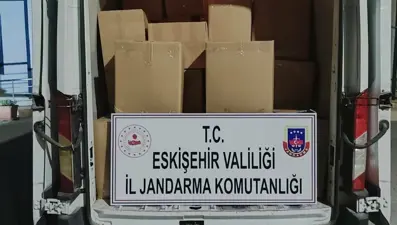 Adana'dan Eskişehir'e 1 ton kaçak tütün getirdi