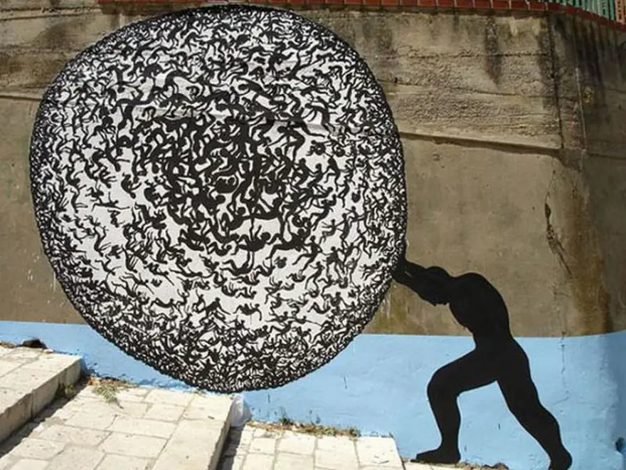 Sanat eseri graffitiler 4