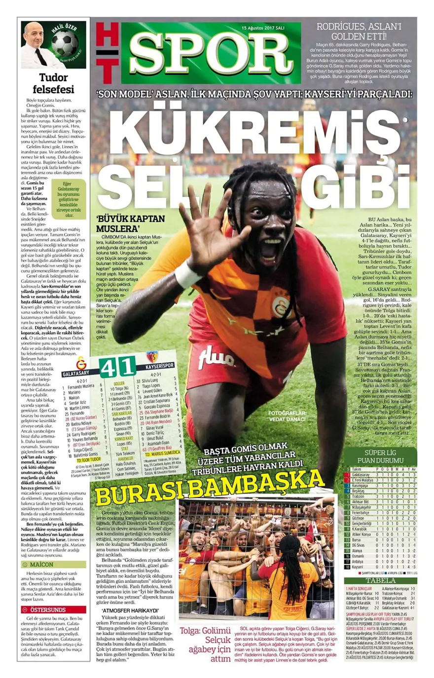 Günün spor gazeteleri (Transfer haberleri - 15 Ağustos 2017) 20 Günün spor gazeteleri (Transfer haberleri - 15 Ağustos 2017) 20