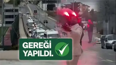 Düğün konvoyu yolu kapattı herkes ceza yedi
