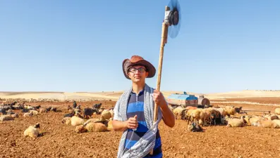 Çoban, rüzgar enerjisine yeni boyut kazandırdı