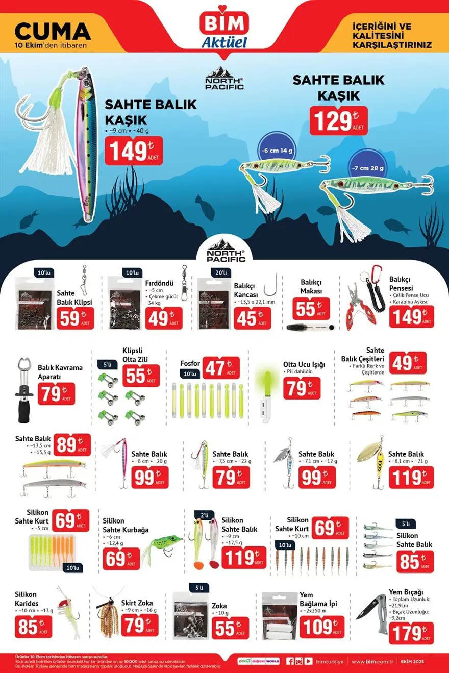BİM aktüel ürünler kataloğu 10 Ekim 2025: Ankastre set, mutfak robotu, saç şekillendirme seti, 65 inç televizyon, olta takımı geliyor 4