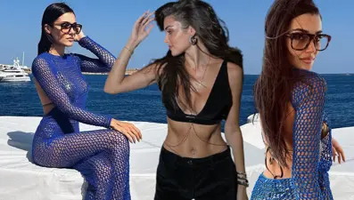 Hande Erçel'in bitmeyen tatili: Mikonos'tan paylaştı