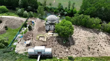 Evliya Kasımpaşa Camisi'nde restorasyon çalışmaları sürüyor