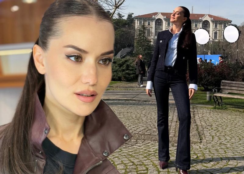 Fahriye Evcen yıllar sonra mezun olduğu üniversitede: Eski yuvamda set hatırası