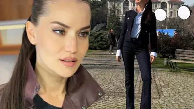 Fahriye Evcen yıllar sonra mezun olduğu üniversitede: Eski yuvamda set hatırası
