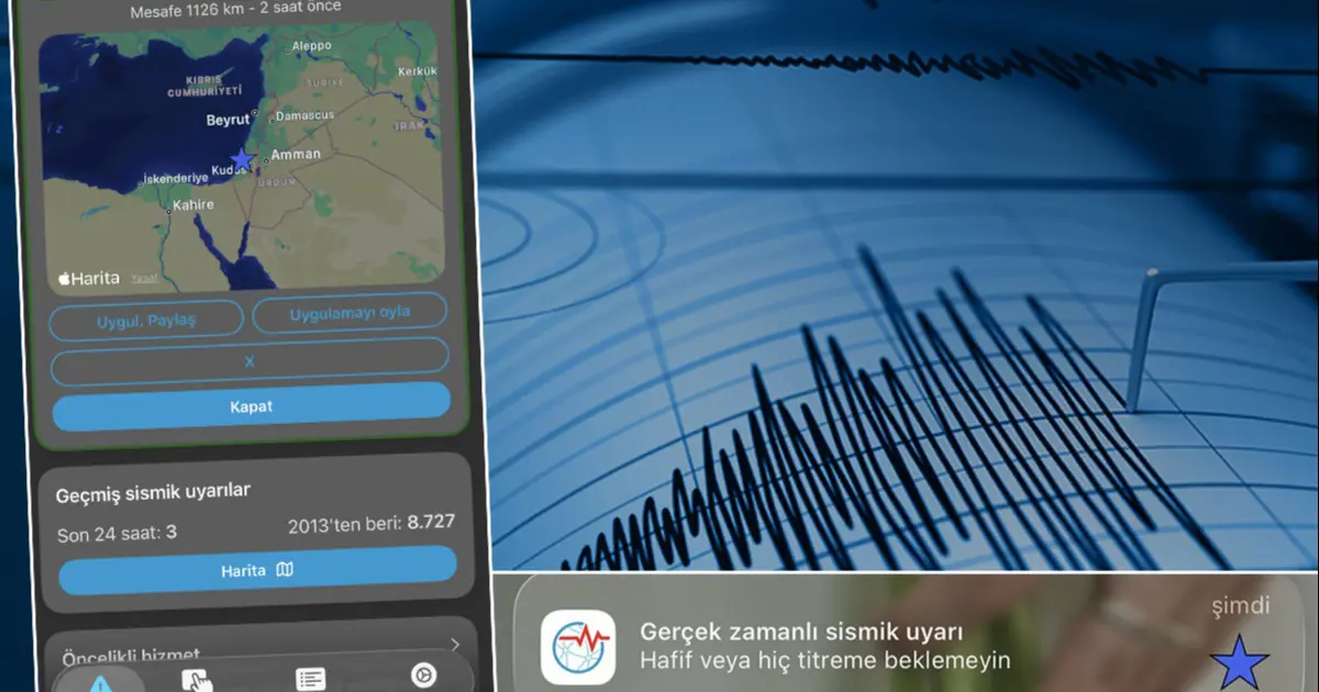 Türkiye'yi sabah saatlerinde ayağa kaldıran "deprem oluyor" bildirimi (İsrail'de 7 büyüklüğünde deprem mi oldu?)
