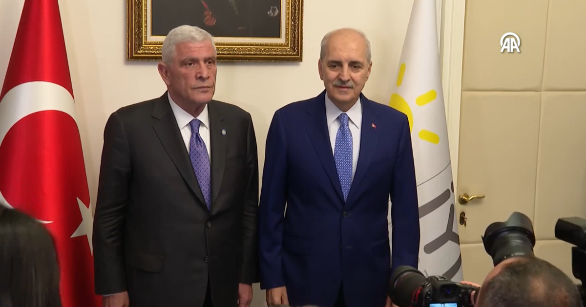 TBMM Başkanı Kurtulmuş'un süreç yasası turu sürüyor. Bugünkü ilk ziyaret İYİ Parti'ye