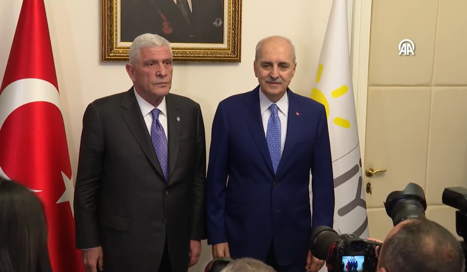 TBMM Başkanı Kurtulmuş'un süreç yasası turu sürüyor. Bugünkü ilk ziyaret İYİ Parti'ye