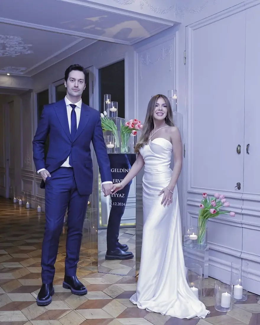 Feyyaz Şerifoğlu ile Merve Dinçkol'un nişan töreninden yeni kareler 2
