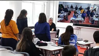 Düzce'de İsmail öğretmene duygulandıran sürpriz