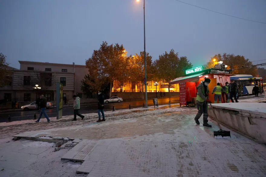 Başkent güne kar ile uyandı 13 Başkent güne kar ile uyandı 13