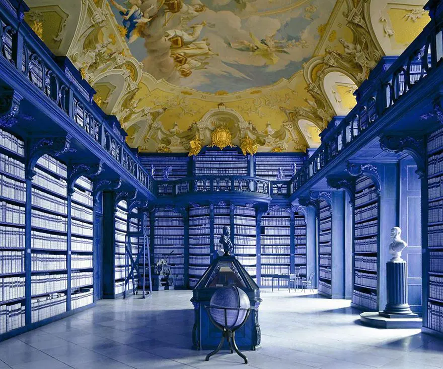 Seitenstetten Abbey Kütüphanesi, Seitenstetten, Avusturya 9