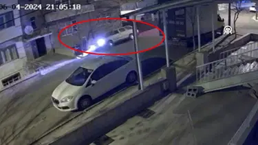 Otomobil evin bahçesine devrildi
