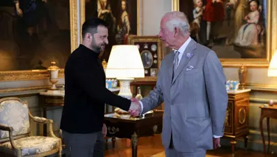 Kraliyet ailesi arkasında: Kral Charles'tan Zelenski'ye destek daveti