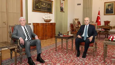 Numan Kurtulmuş, Dervişoğlu'nu kabul etti