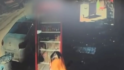 Taksim'deki zincirleme kaza anı kamerada